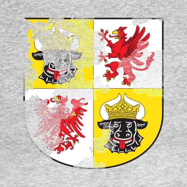 Coat of arms of Mecklenburg Western Pomerania by wtaylor72